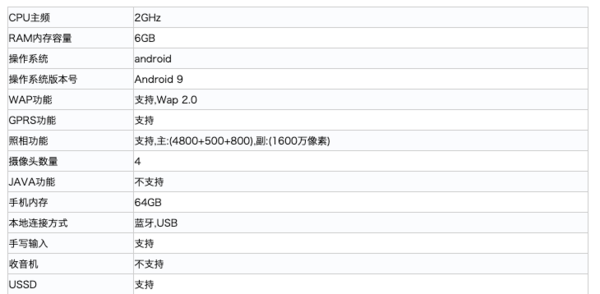 魅族16Xs工信部参数