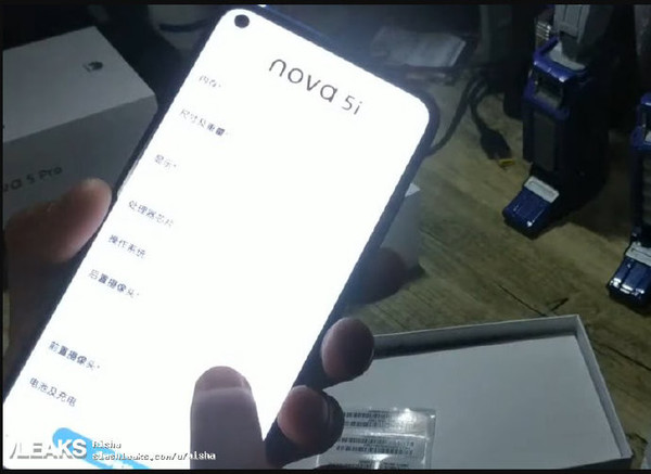 华为nova 5i真机曝光（图源Slashleaks）