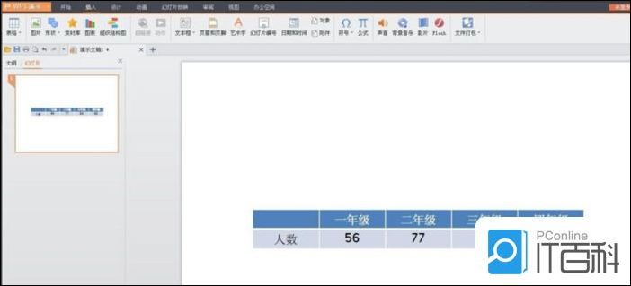 wps演示如何插入饼状图 wps演示插入饼状图方法【教程分享】