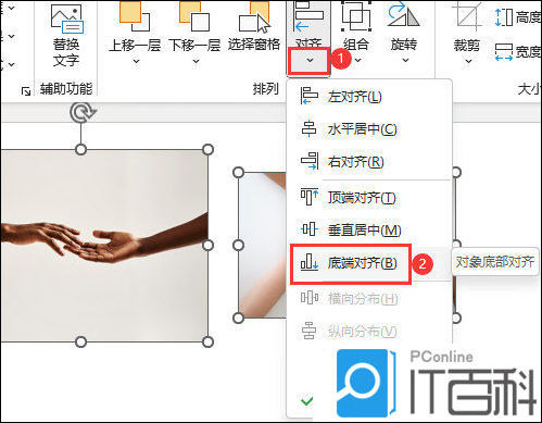 PPT2021如何设置图片底端对齐 PPT2021设置图片底端对齐操作方法【教程】
