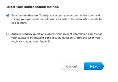 iPhone4S如何取回和更改iTunes密码