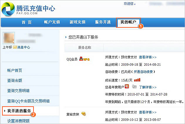 如何查询绿钻是否开通成功