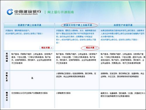 支付宝建行如何开通网上支付功能