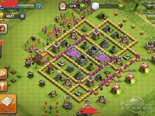 部落冲突7本布局