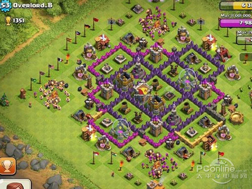 部落冲突7本布局阵型推荐2