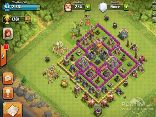 部落冲突7本布局_阵型一