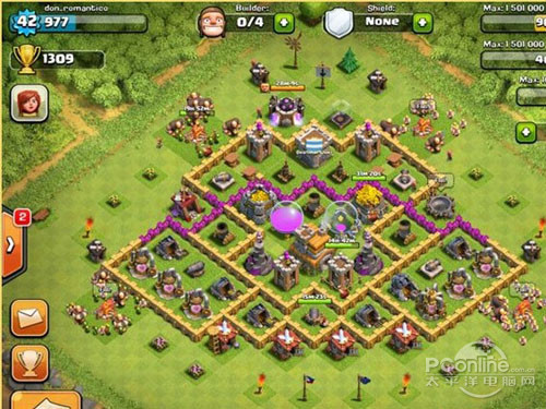 部落冲突7本布局_阵型二