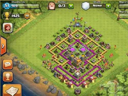 部落冲突7本布局_阵型四