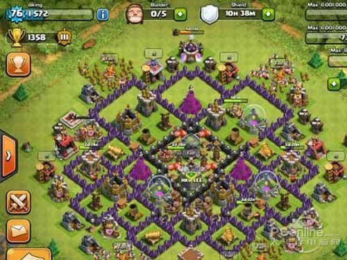 部落冲突8本最强布阵