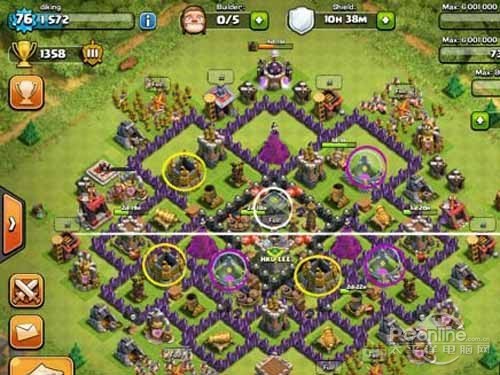 部落冲突8本最强布阵_资源的分配