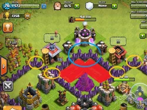 部落冲突8本最强布阵_细节如下