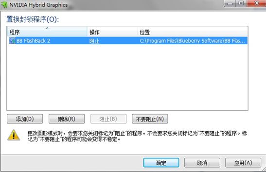 ThinkPad T410s运行某些软件时禁用双显 ThinkPad T410s运行某些软件时禁用双显