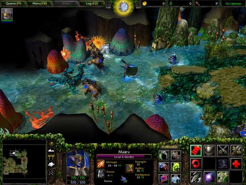 魔兽3冰封王座游戏截图