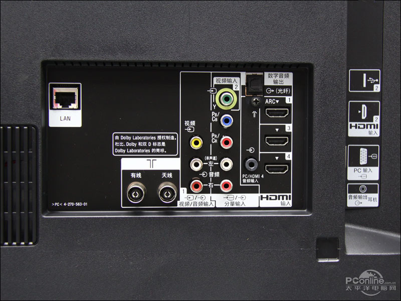 索尼KDL-46CX520怎么连接电脑