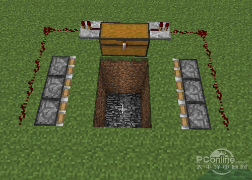 我的世界陷阱箱怎么用