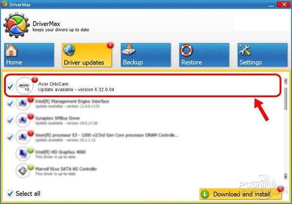 宏碁笔记本Orbicam应用程序错误