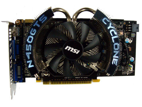 微星N450GTSCyclone1GD5/OC-H是什么视频输出