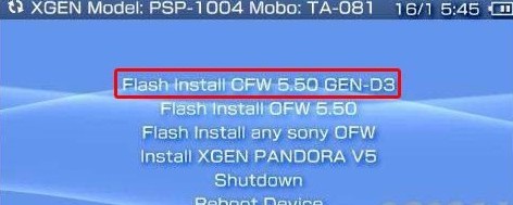 PSP2000用5.50GEN-D3如何升级 PSP2000用5.50GEN-D3如何升级
